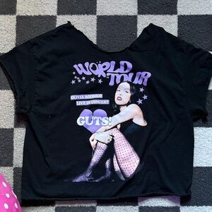 olivia rodrigo guts tour tee